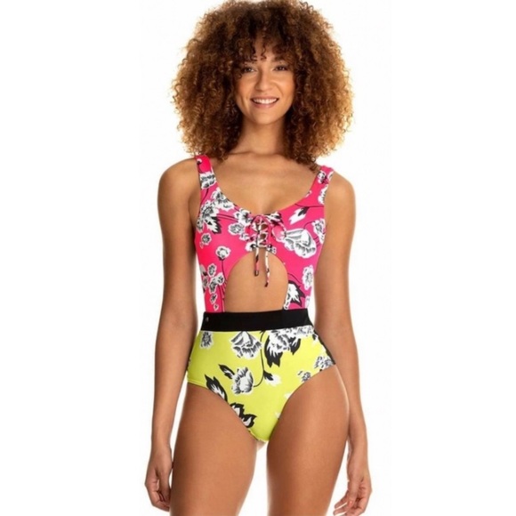 Maaji Fairyground Trapeze Reversible One Piece Swimsuit. - Picture 7 of 9